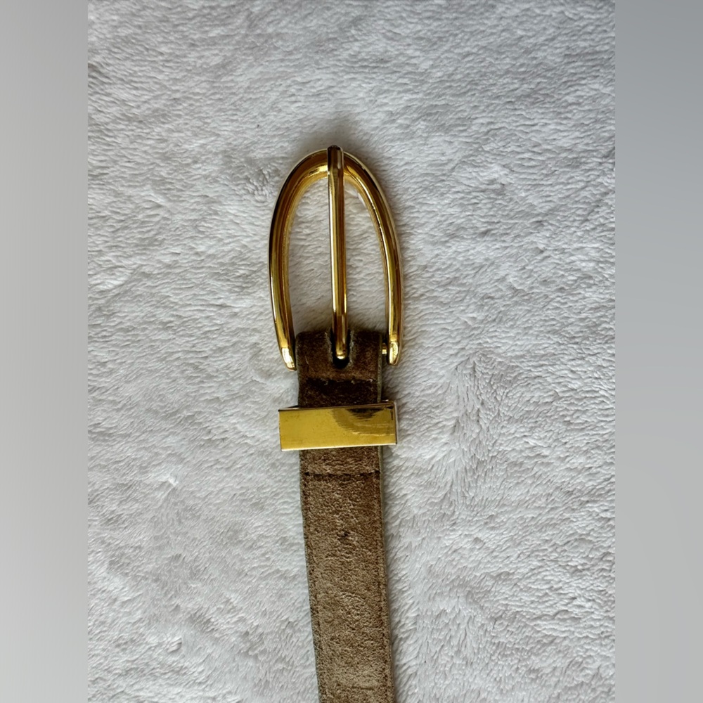 Amanda Smith Leather/Suede/Gold Belt